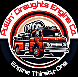 Pullin' Draughts Engine Company logo
